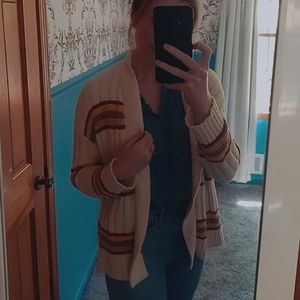 CLEANOUT SALE Madewell Striped Cardigan